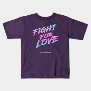 Neon Arcadia Fight For Love Shift Kids T-Shirt